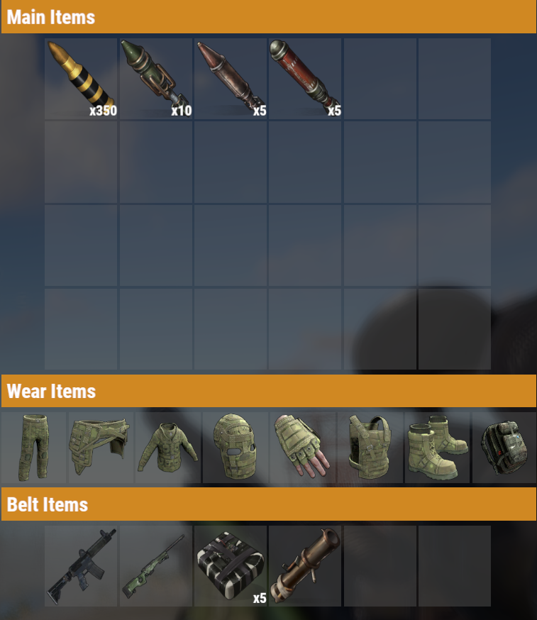 Raid kit package contents